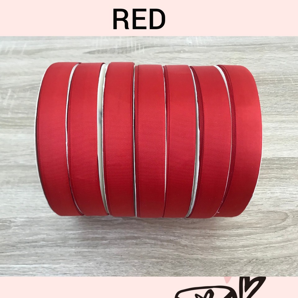 100 Yard -  PITA GROSGRAIN GGF Pink - Red Series