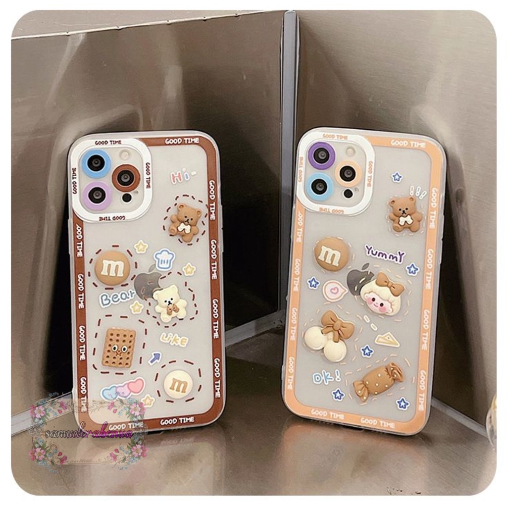 SS097 SOFTCASE 3D IPHONE 6 6+ 7 7+ 8 8+ X XS XR MAX SB3656