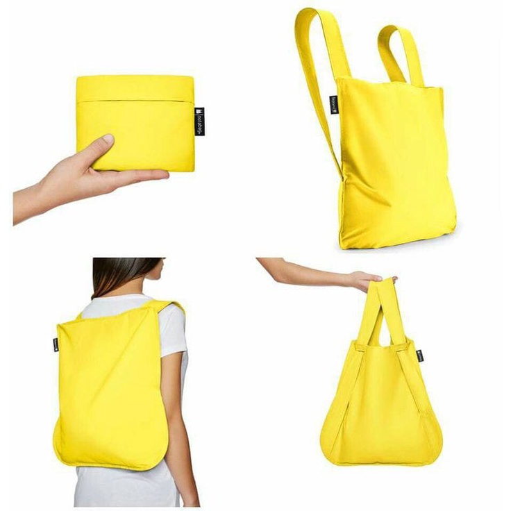 Notabag Tas Lipat Ransel Wanita Selendang Backpack Packable Tote Resleting