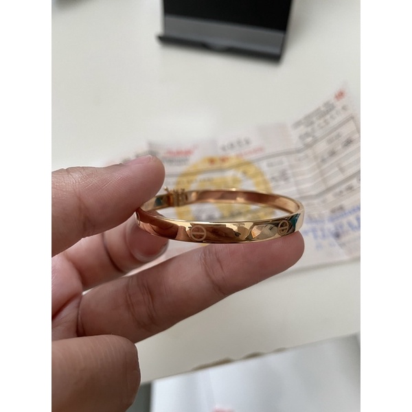 gelang cartier anak/bayi emas asli 700