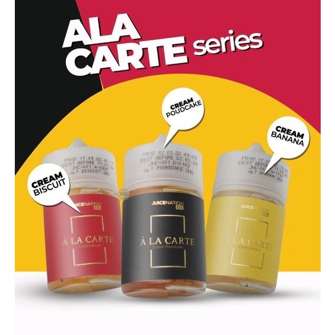 ALACARTE FREEBASE PREMIUM E-LIQUID 60ML - ALACARTE SERIES AUTHANTIC