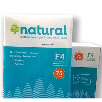 

KERTAS HVS 75 F4 NATURAL 621302675