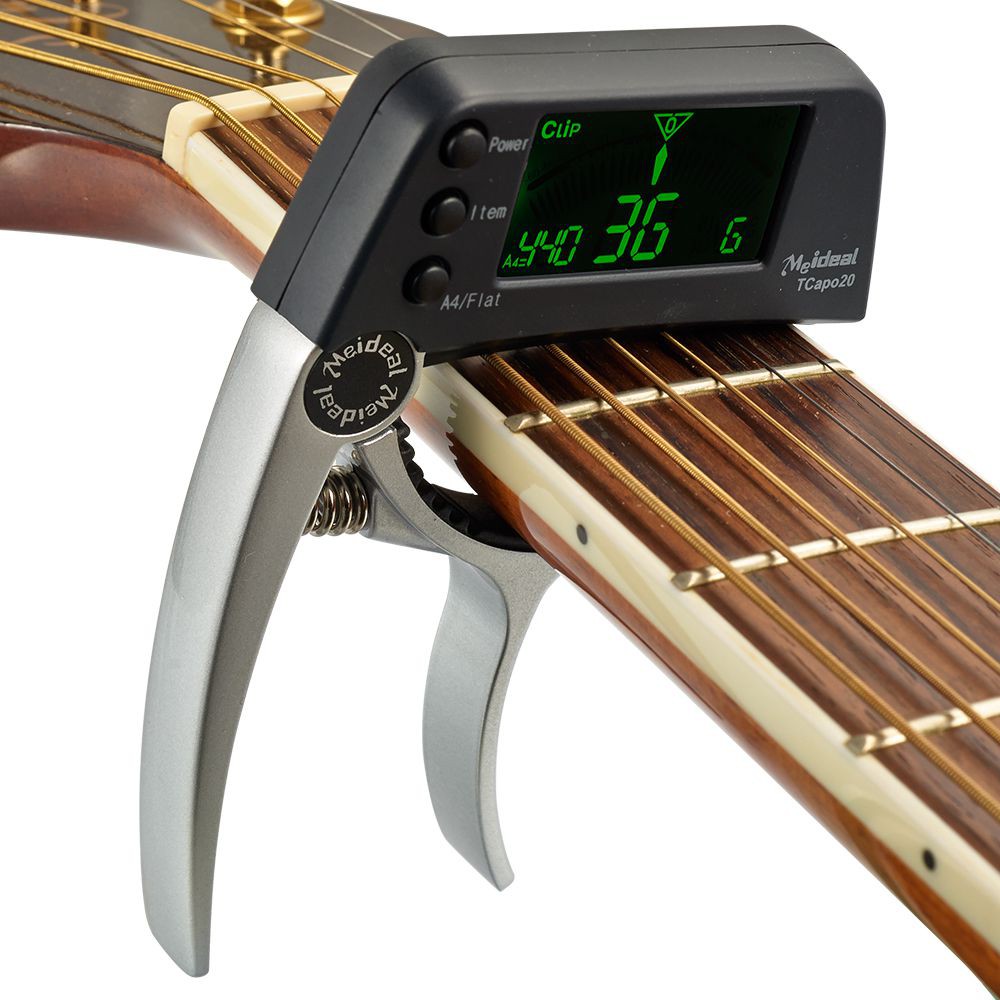 Meideal TCapo20 Deluxe Capo - Tuner Gitar