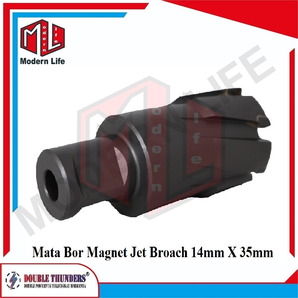 Mata Bor Magnet Jet Broach Jetbroach TCT Cutter 14mm X 35mm ORIGINAL