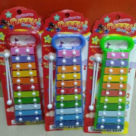 ST 2514 - Mainan Alat Musik Xylophone Xylopon Warna Random ST2514