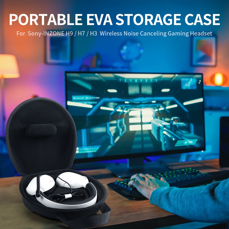 Gro Mini Travel Carry Untuk Case Cover Anti Jatuh Pouch Untuk INZONE H3/H7/H9 Kepala Gaming