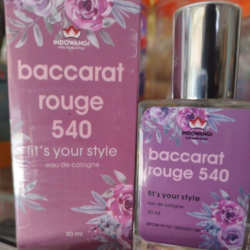 PARFUM INDOWANGI BACCARAT ROUGE 540 EAU DE COLOGNE