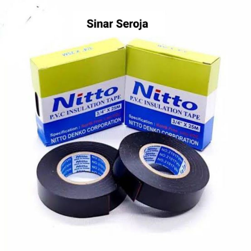 Isolasi Nitto/isolasi hitam/isolasi listrik