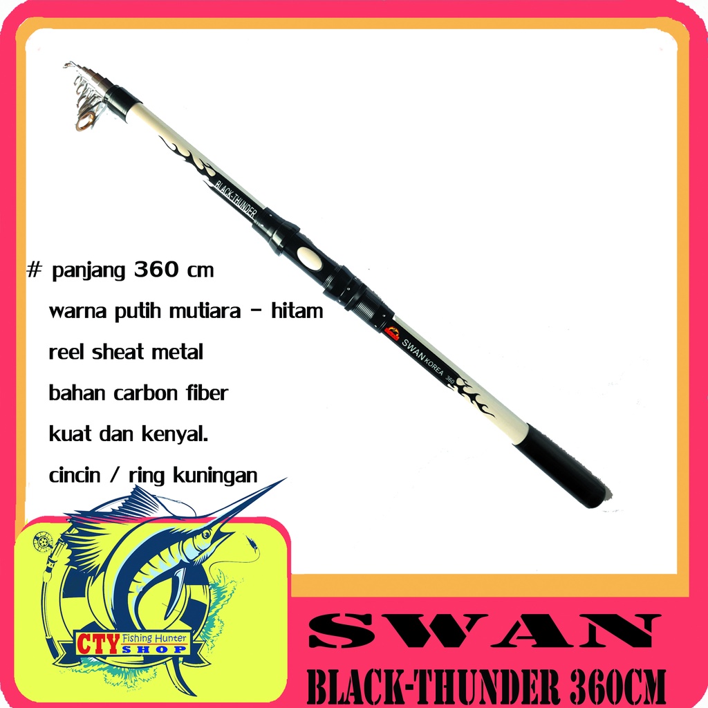 JORAN ANTENA SWAN BLACK THUNDER 360 CM