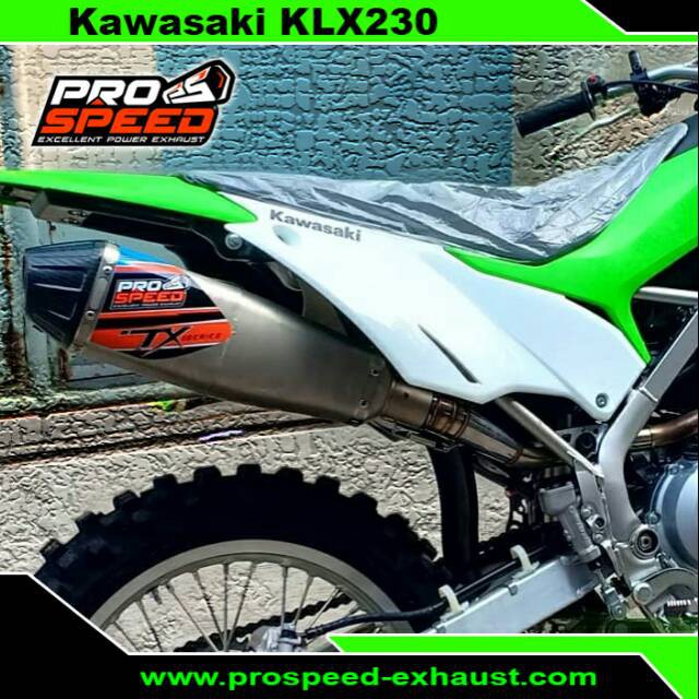 Knalpot Prospeed New TX series Kawasaki KLX230R - slip on