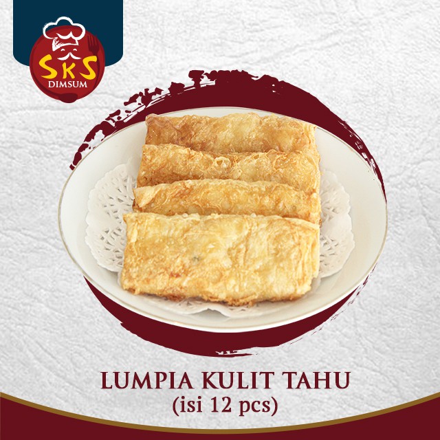 

Dimsum Halal Lumpia Kulit Tahu Frozen SKS Dimsum/Duck King Group