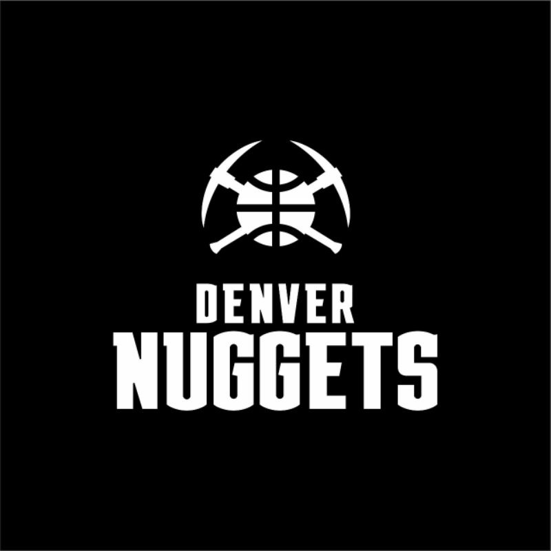 

stiker logo LOGO BASKET DENVER NUGGETS cutting