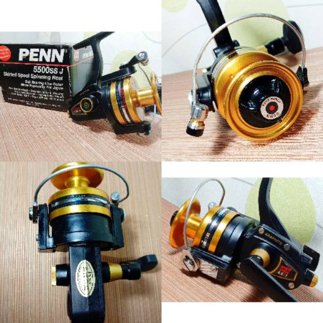 Reel Penn 5500ss J
Made in USA 
Ball bearing line roller
Made especially for Japan
G