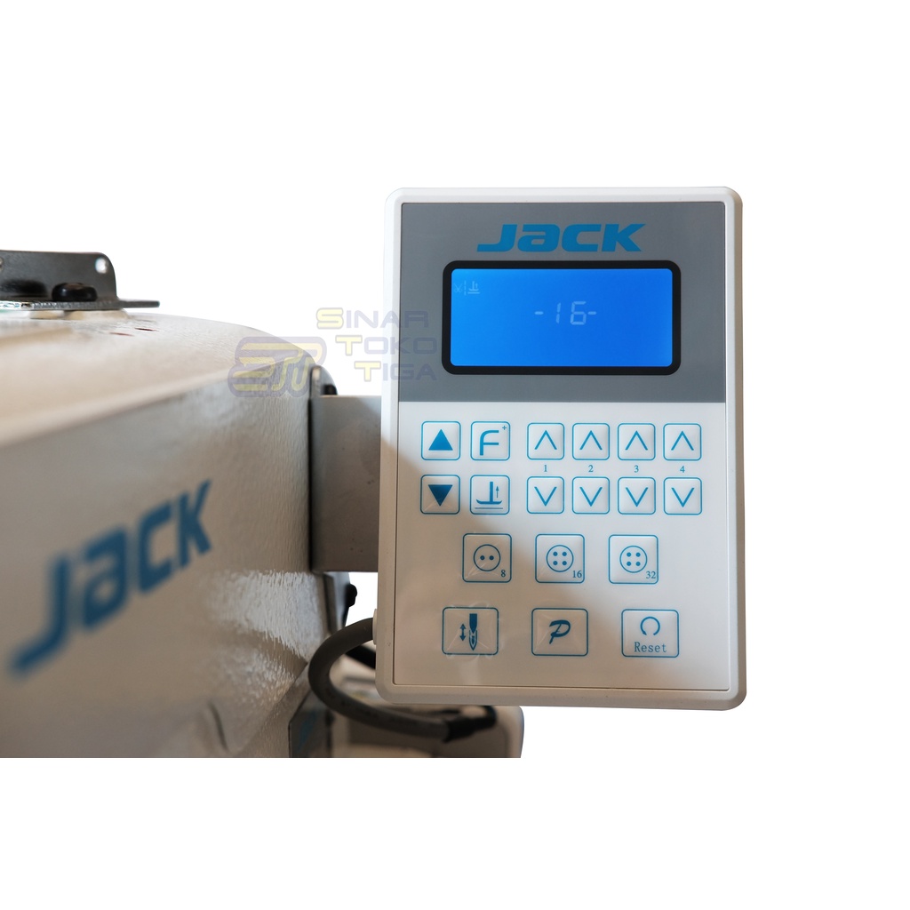 JACK T1377E MESIN JAHIT PASANG KANCING SILANG T 1377 E SERVO HIGH SPEED KONVEKSI