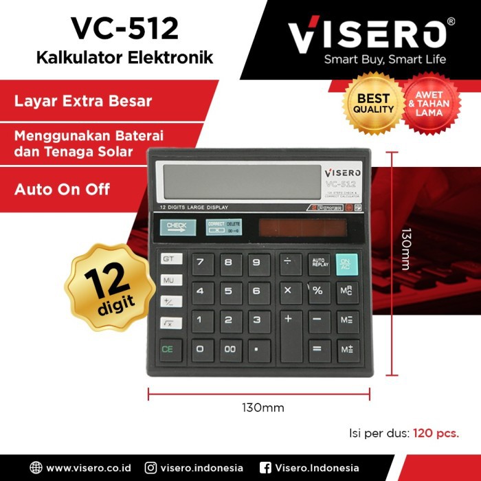 Calculator / kalkulator Visero VC-512 (12 Digit)