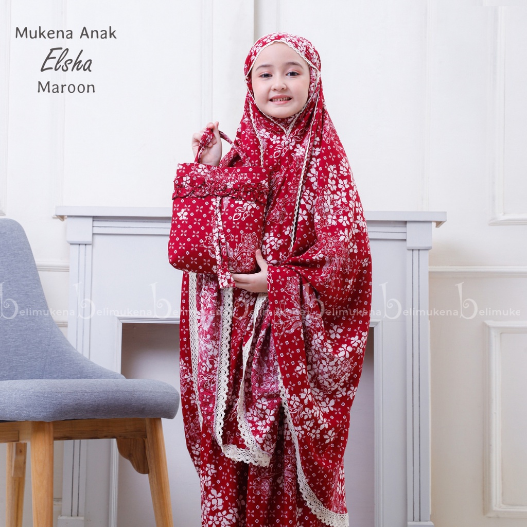 Mukena Rayon Anak Tanggung Elsha