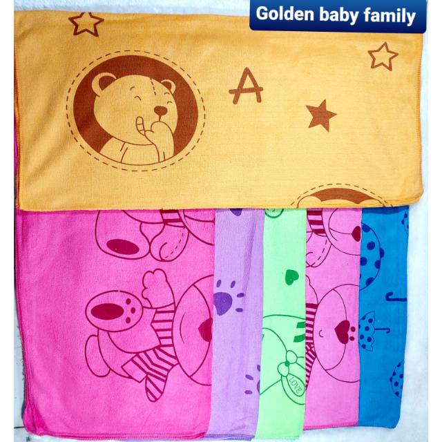 Handuk Bayi JUMBO Microfiber SP / Xin Yuan/David palmer Size 140x70 cm  / Handuk Anak Baby Lembut