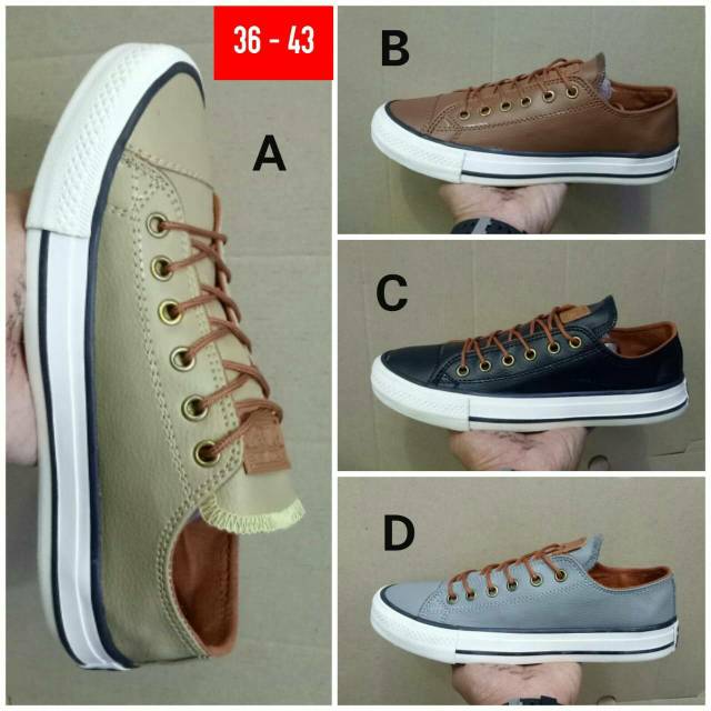 SEPATU CONVERSE KULIT LOW