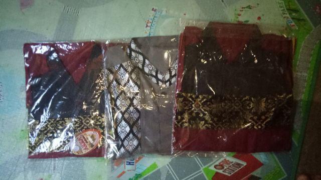 Batikuu New-kemejapria-lengan-panjang-848vo-kemeja-pilot-pangkat-teknisi Kemeja Batik Pria Lengan