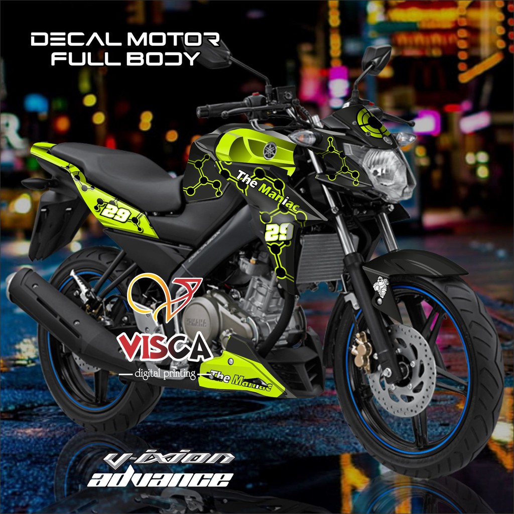 Decal Vixion ADVANCE Decal Vixion New Stiker Vixion ADVANCE Stiker Vixion New The Maniac