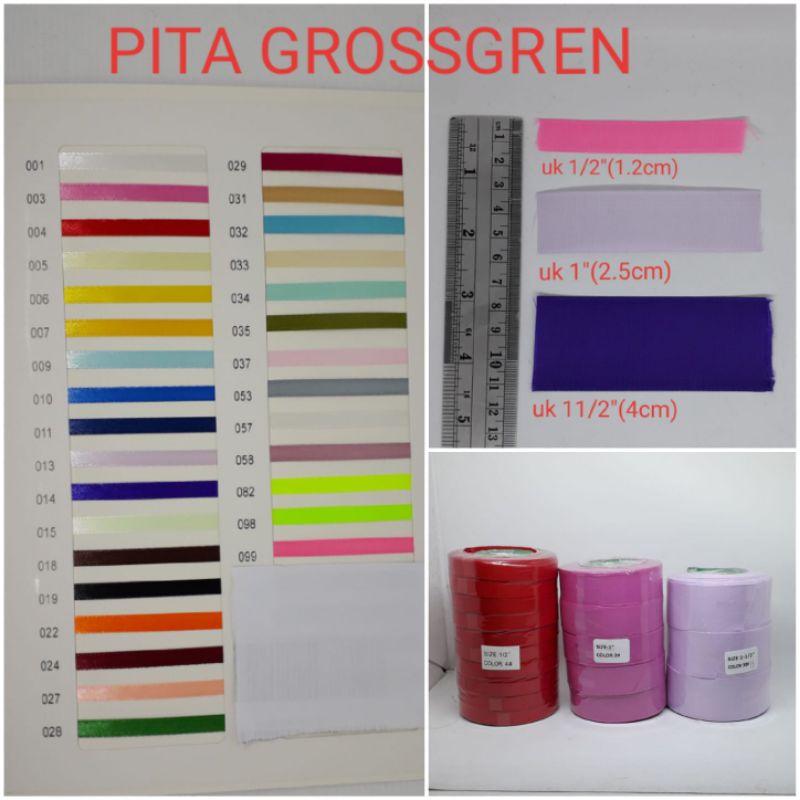 Pita Grosgrain 1inch 2,5cm Rol