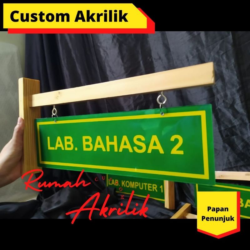

Papan Penunjuk Akrilik Custom
