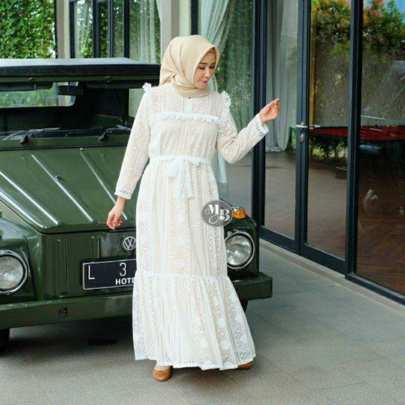 CLASSIC DRESS DRESS TILLE GAMIS BROKAT TILLE