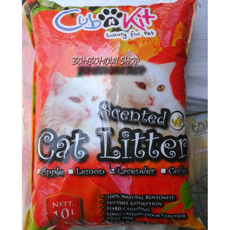 Pasir Kucing Cubnkit Cub N Kit Cat Litter 10 L All Varian Gumpal Wangi Shopee Indonesia