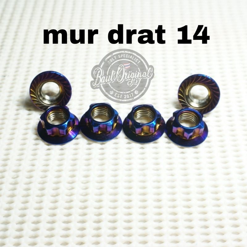 mur probolt new m10 atau mur 14 blue original heng thailand