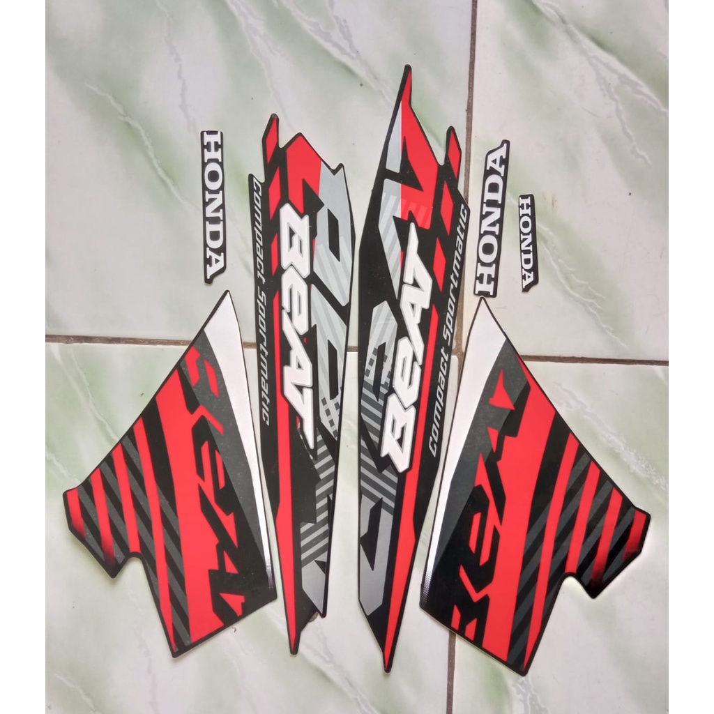 stiker striping motor honda beat 2021