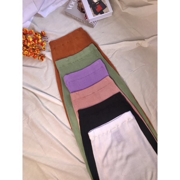 Lula Skirt by Khazaqi - Skirt Rajut - Rok Rajut Korea - Rajut Import