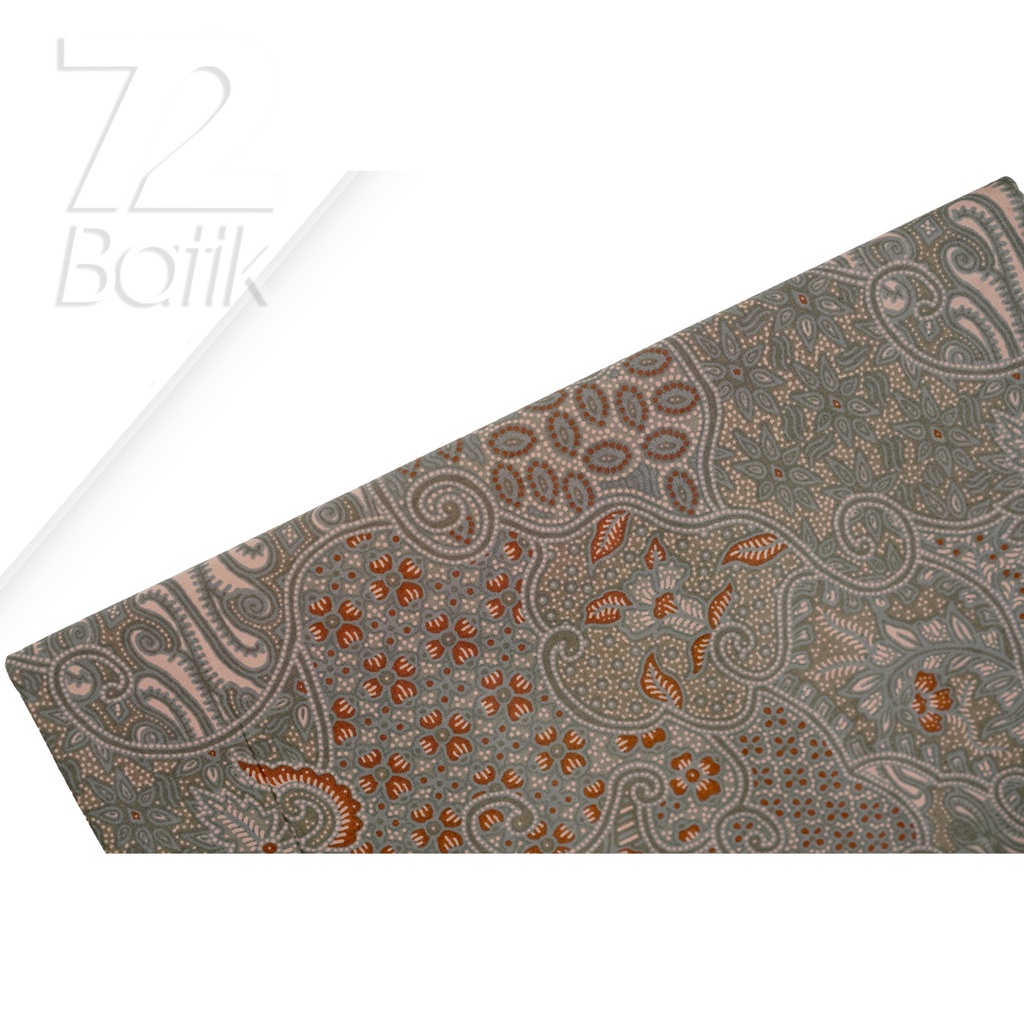 BAHAN BATIK PREMIUM Katun Motif Sekar Jagad Warna Hijau Alam 722124 Cap 72 Jarik Jarit Samping Kebat Panjang Batik Katun Modern Premium Bahan Seragam Batik Pernikahan Kantor Keluarga Murah Kamen Jadi Batik Bali Lembaran