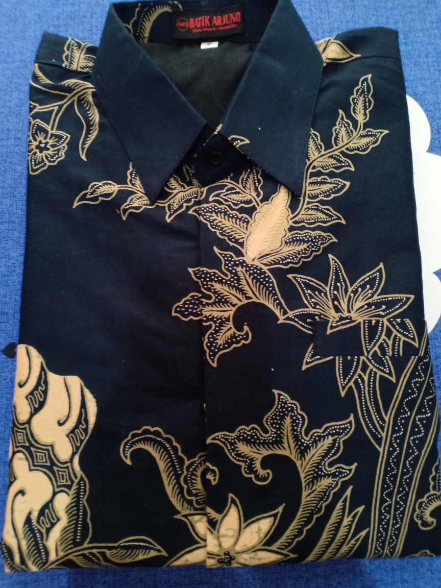 Kemeja Batik Pria Baju Batik Pria Lengan Panjang Modern Lapis Full Furing Ar01