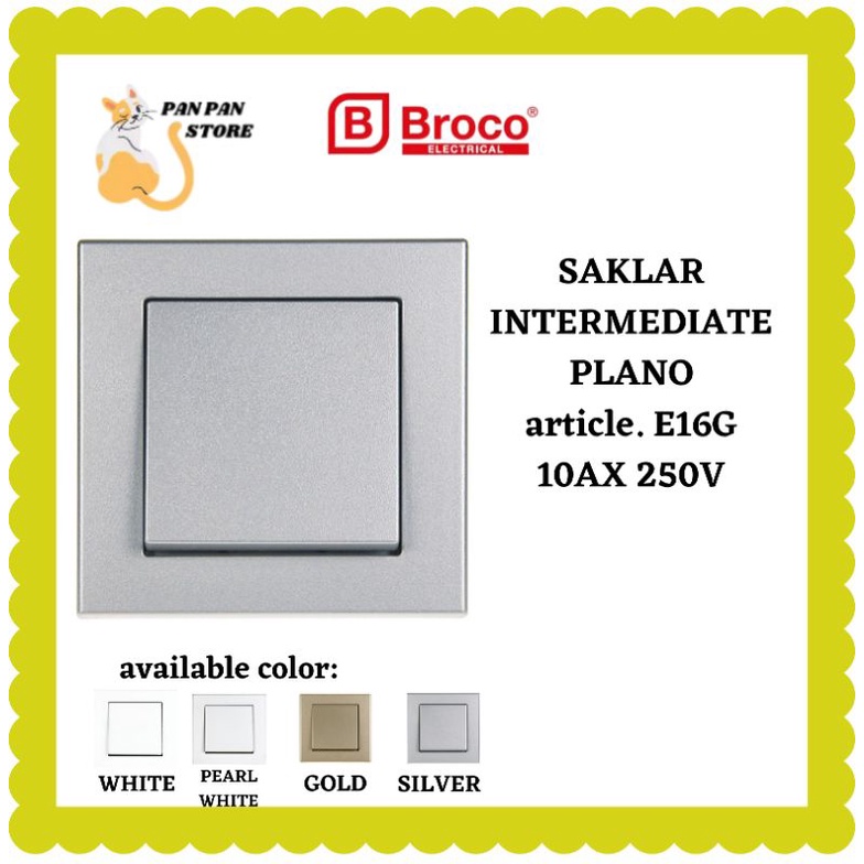 Saklar intermediate Broco Plano series