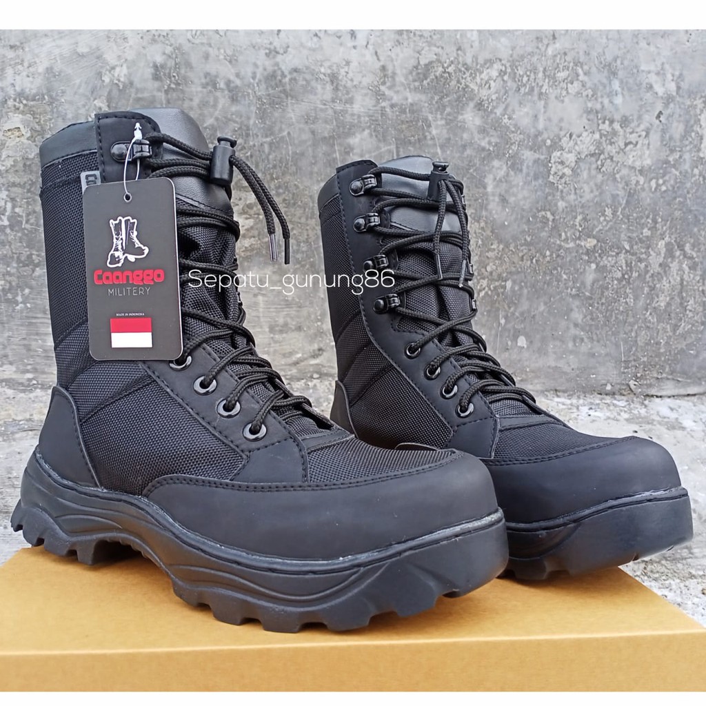 sepatu PDL JATAH PEMBAGIAN TNI AD safety ujung besi original CAANGGO