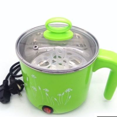 Panci listrik / Teko listrik Electric Pot Stainless Steel 18 cm / Panci Rebus Listrik / Panci Listrik Tutup Kaca