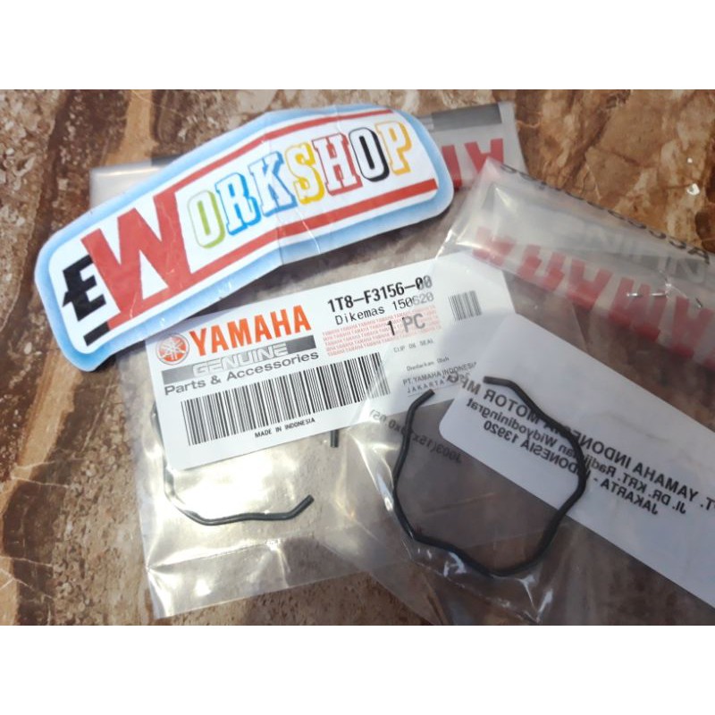 Klip Clip Sil Seal As Shock Sok depan - F1ZR Jupiter Vega ZR Mio Asli Yamaha 1T8-F3156-00