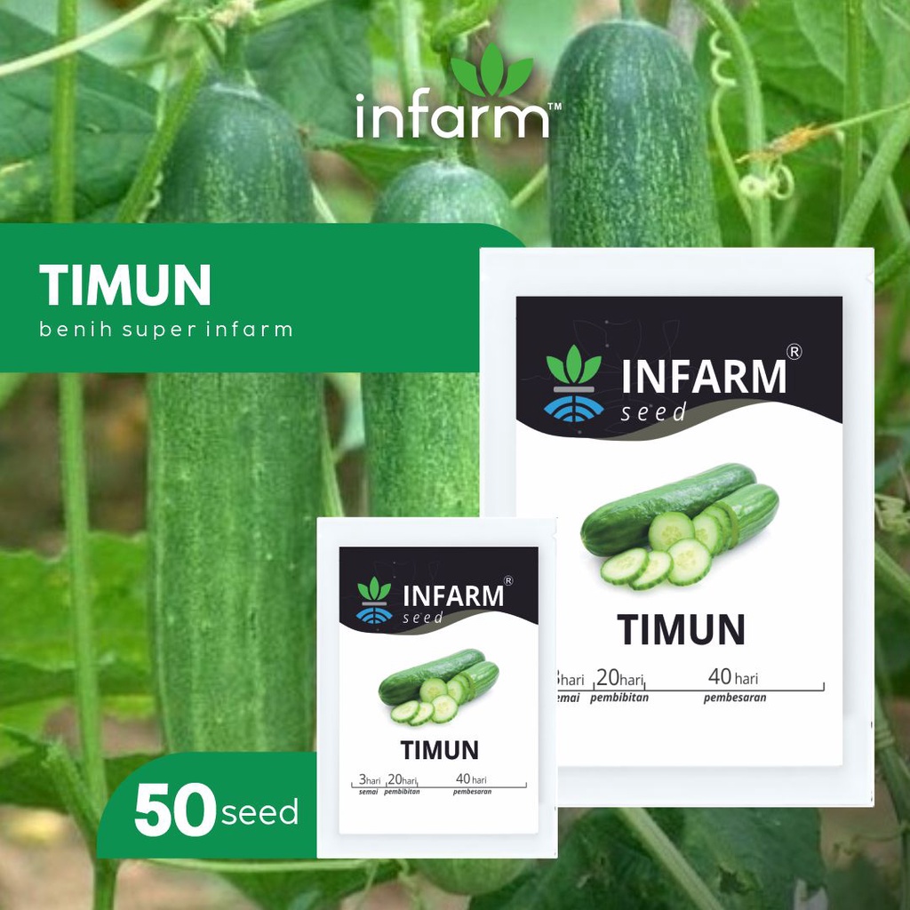 Jual Infarm Benih Bibit Biji Super Timun Mentimun Shopee Indonesia