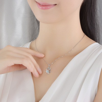 20 gaya liontin perak sterling 925 wanita dengan perhiasan fashion berlian