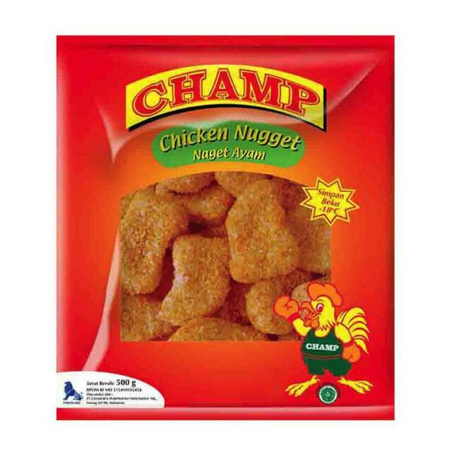 

CHAMP CHICKEN NUGGET 500GR / NAGET AYAM