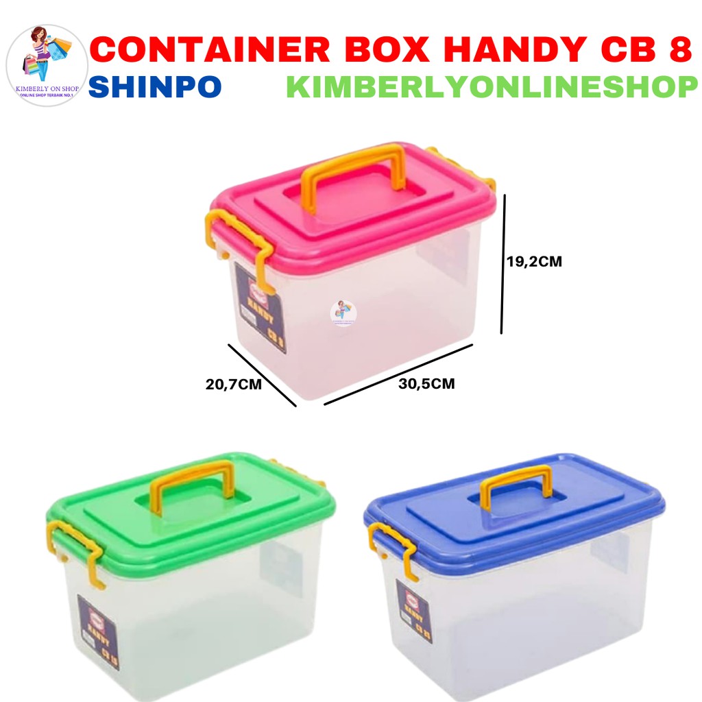 Container Box Handy 8Ltr 133-1 CB8 Shinpo