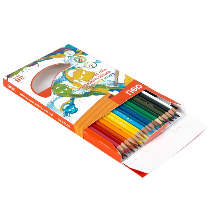 

WARNAPENSIL- DELI EC00730 PENSIL WARNA PAINTING 36C - 36COLOR EC00730 -PENSIL WARNA