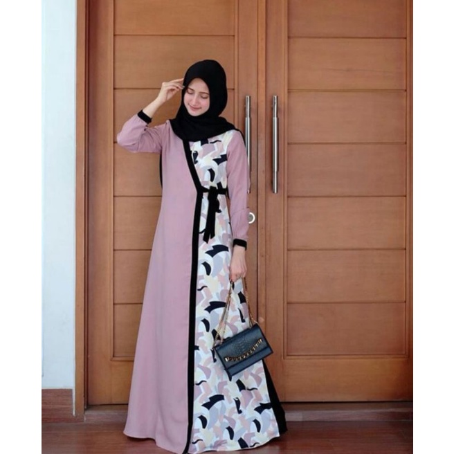Khaula Dress Pink by Kaleela.id Preloved