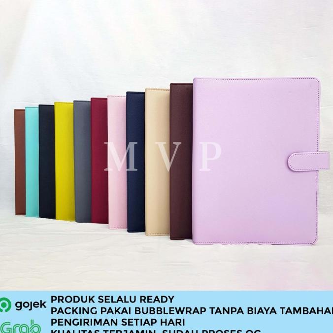 

COD Binder Kulit Polos 20 Ring Organizer Kertas A5 Berkualitas Termurah PROMOKode 2844