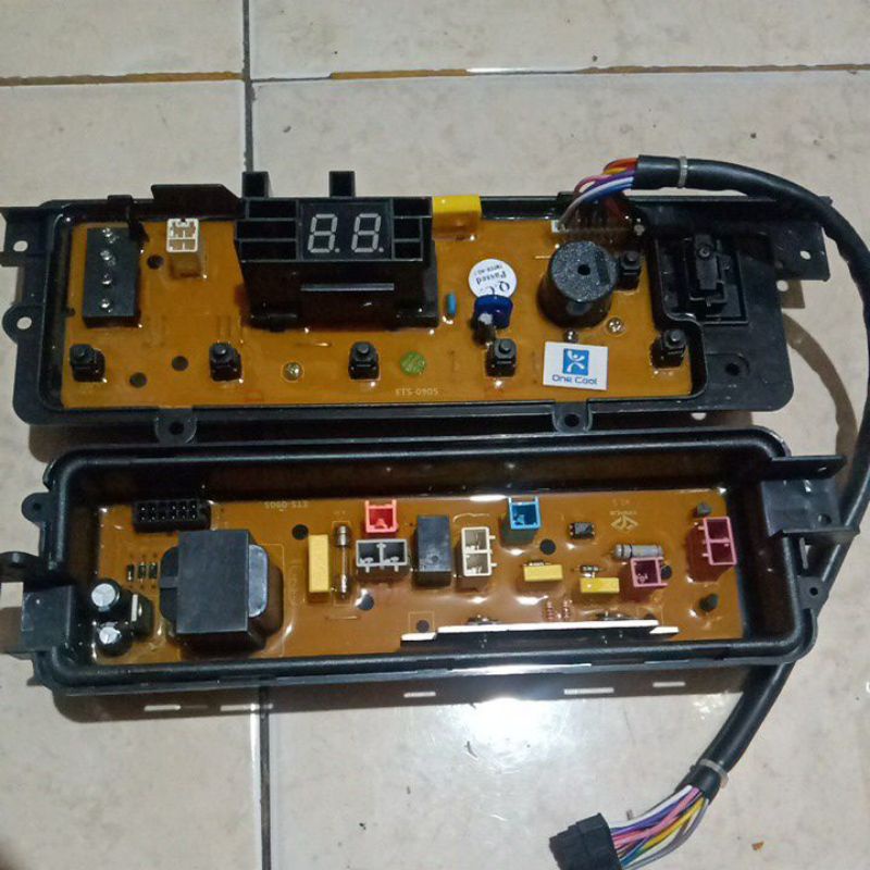 Modul pcb mesin cuci panasonic 1 tabung 6 tombol