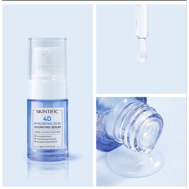 SKINTIFIC Serum Series | 4D Hyaluronic Acid Hydrating Serum | 10% Niacinamide Serum | Ceramide Barrier Repair Serum | Salicylic Acid Anti Acne Serum