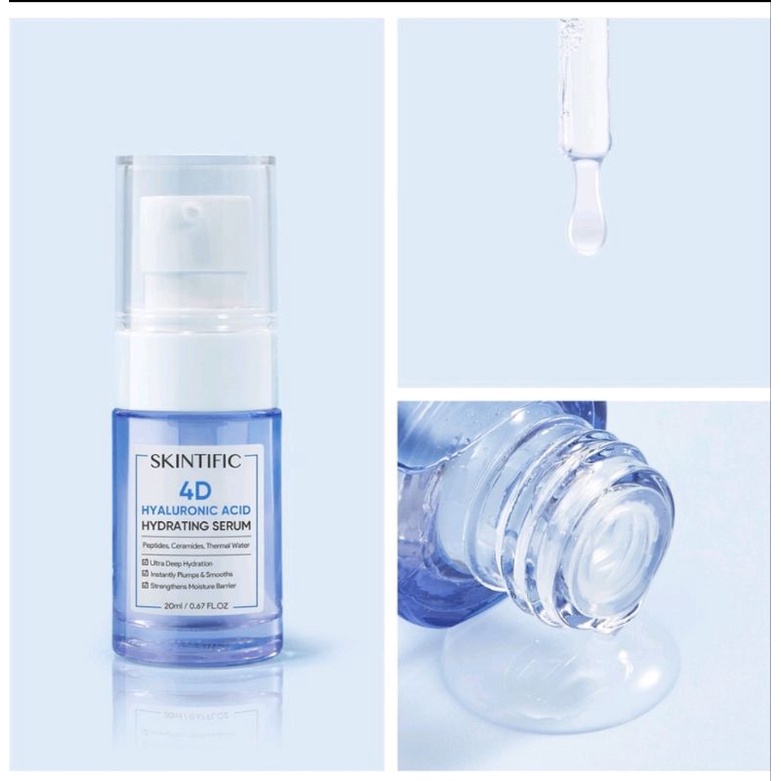 SKINTIFIC Serum Series | 4D Hyaluronic Acid Hydrating Serum | 10% Niacinamide Serum | Ceramide Barrier Repair Serum | Salicylic Acid Anti Acne Serum