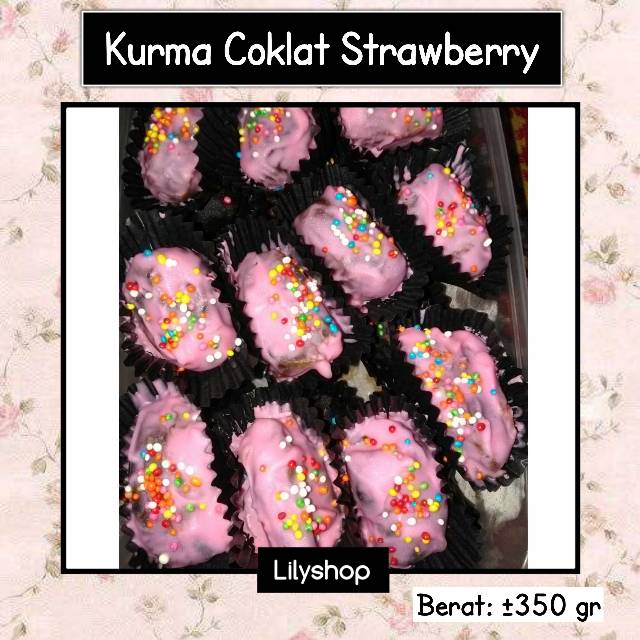 

Kurma Coklat Strawberry (±350gr)