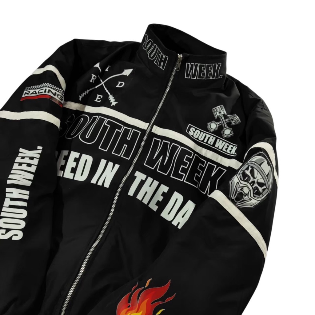 Nascar Jacket Vintage Southweek Race Series Original Distro - Jaket Nascar