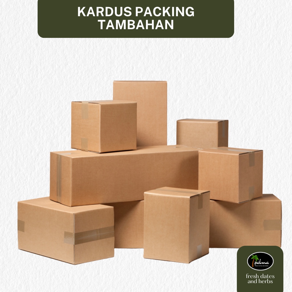 KARDUS/BUBBLEWRAP PACKING TAMBAHAN PALMAHERBS